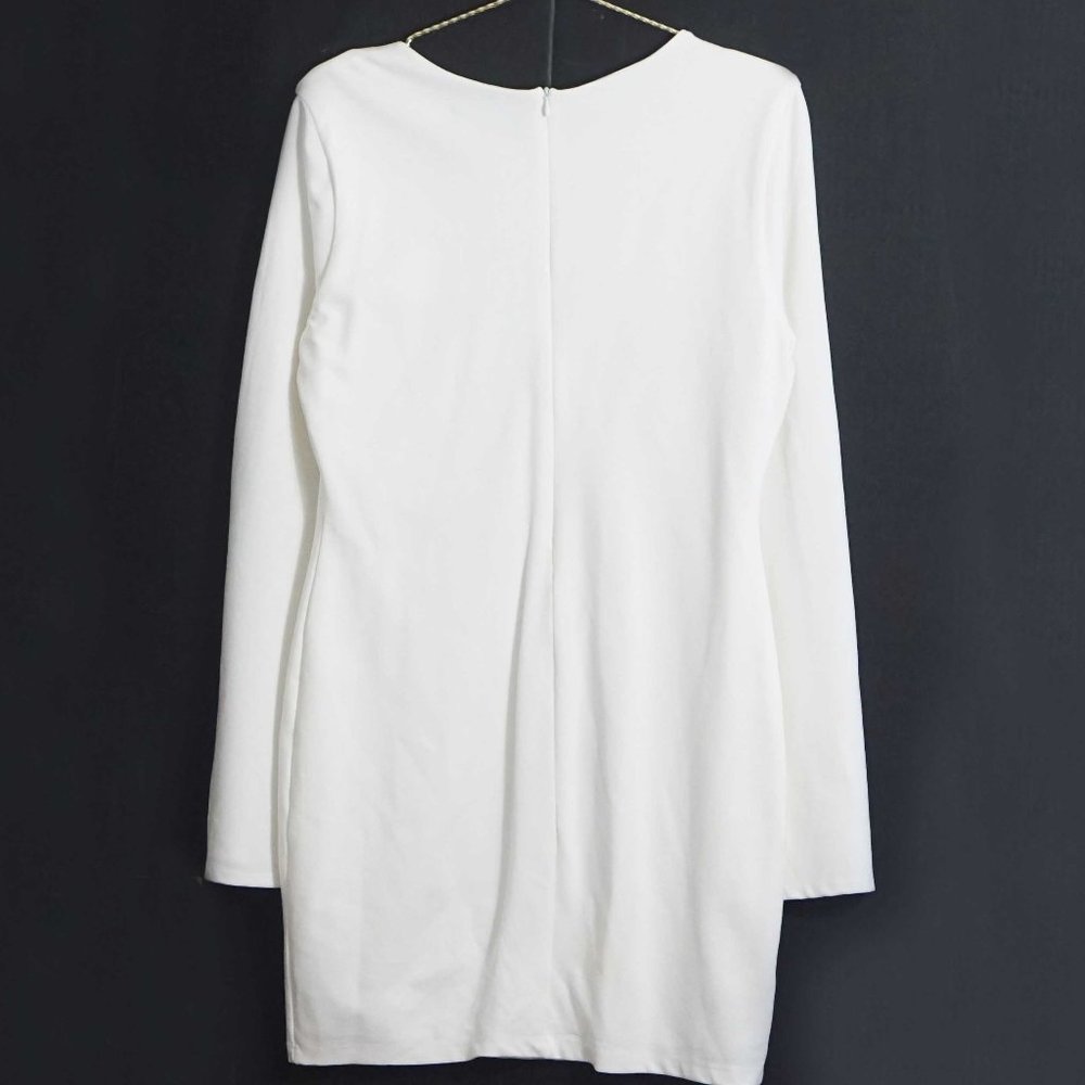 Lulu's Saved by the Belle White Bell Sleeve Bodycon Dress XL - Picture 5 of 5